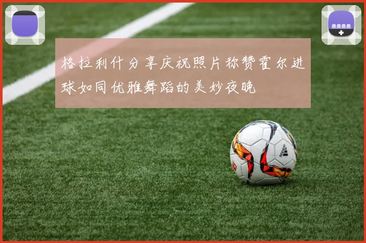 格拉利什分享庆祝照片称赞霍尔进球如同优雅舞蹈的美妙夜晚